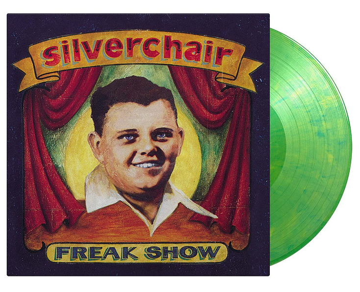 SILVERCHAIR - FREAK SHOW YELLOW/BLUE MARBLED COLOURED LTD LP